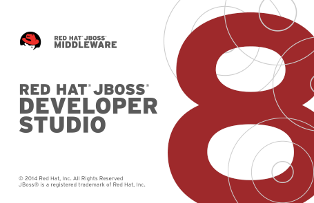 JBoss Developer Studio 8 Splashscreen