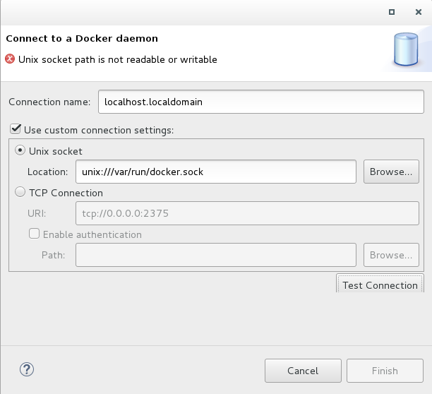 Connect to a Docker Daemon