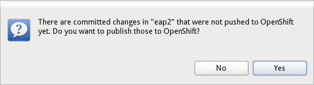 push to OpenShift