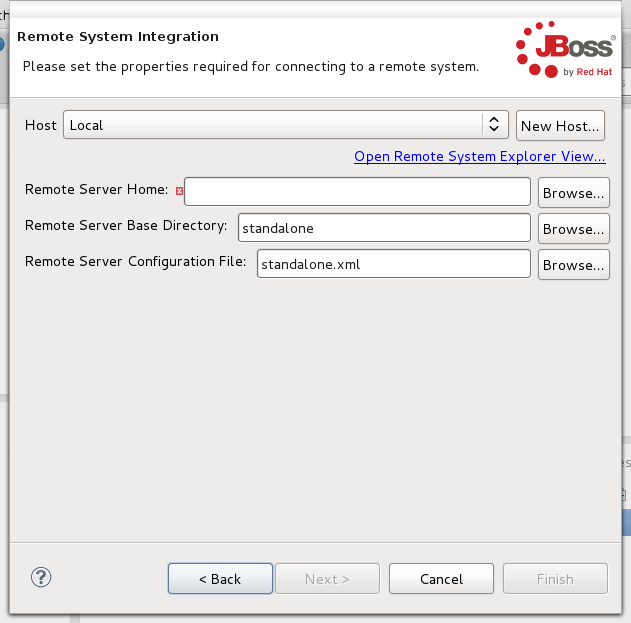 Configuring your remote server’s details