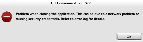 Git Communication Error