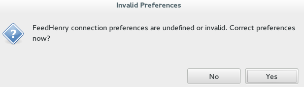 Invalid Preferences