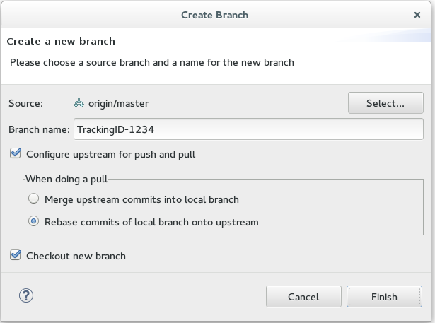 Add Details for a New Branch