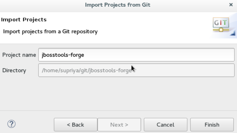 Importing a Project as a General Project