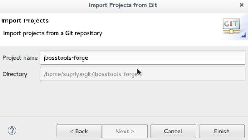 Git import