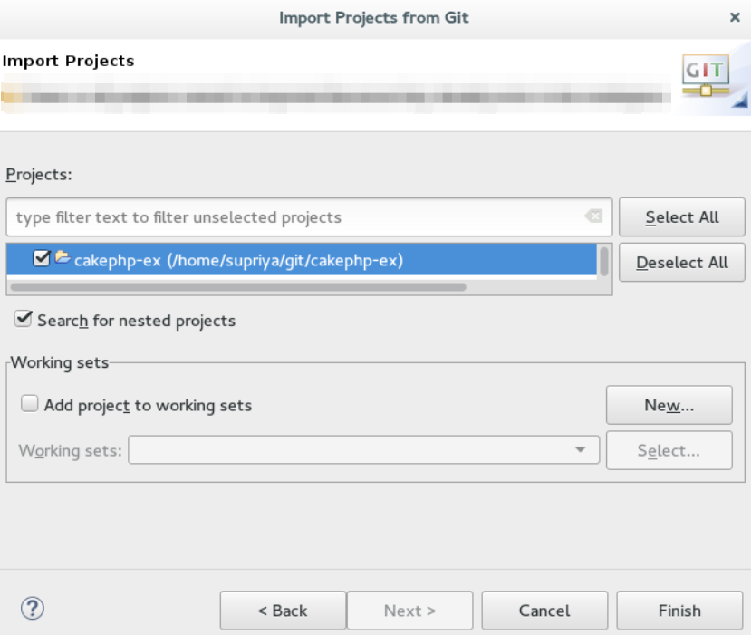 Importing an Existing Eclipse Project