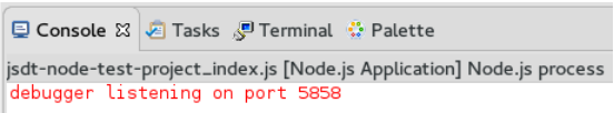Debugging the Node.js Application
