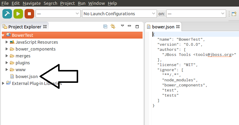 Default bower.json